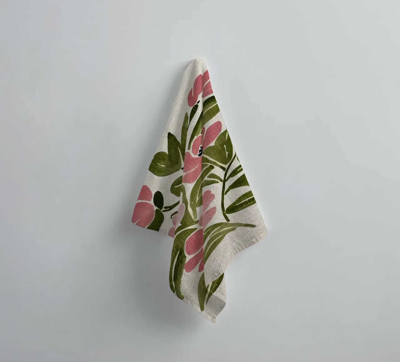 Bouquet floreale acquerellato asciugamano da bagno da Modern Geometry