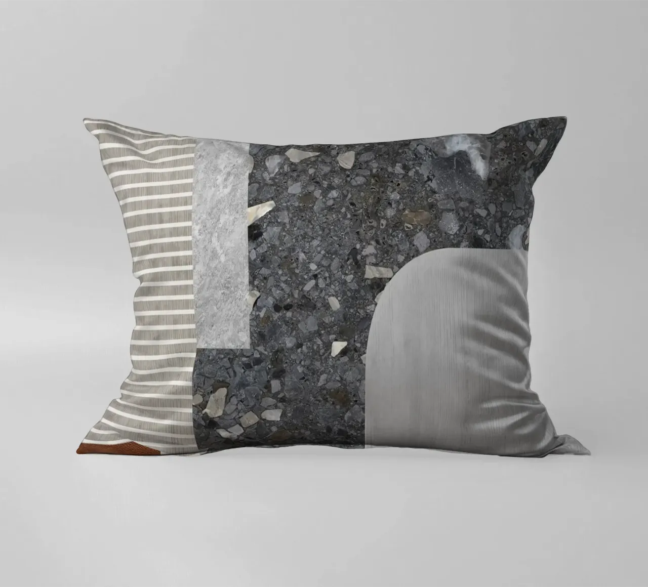 modern abstract art concrete cuscino da vintageshop