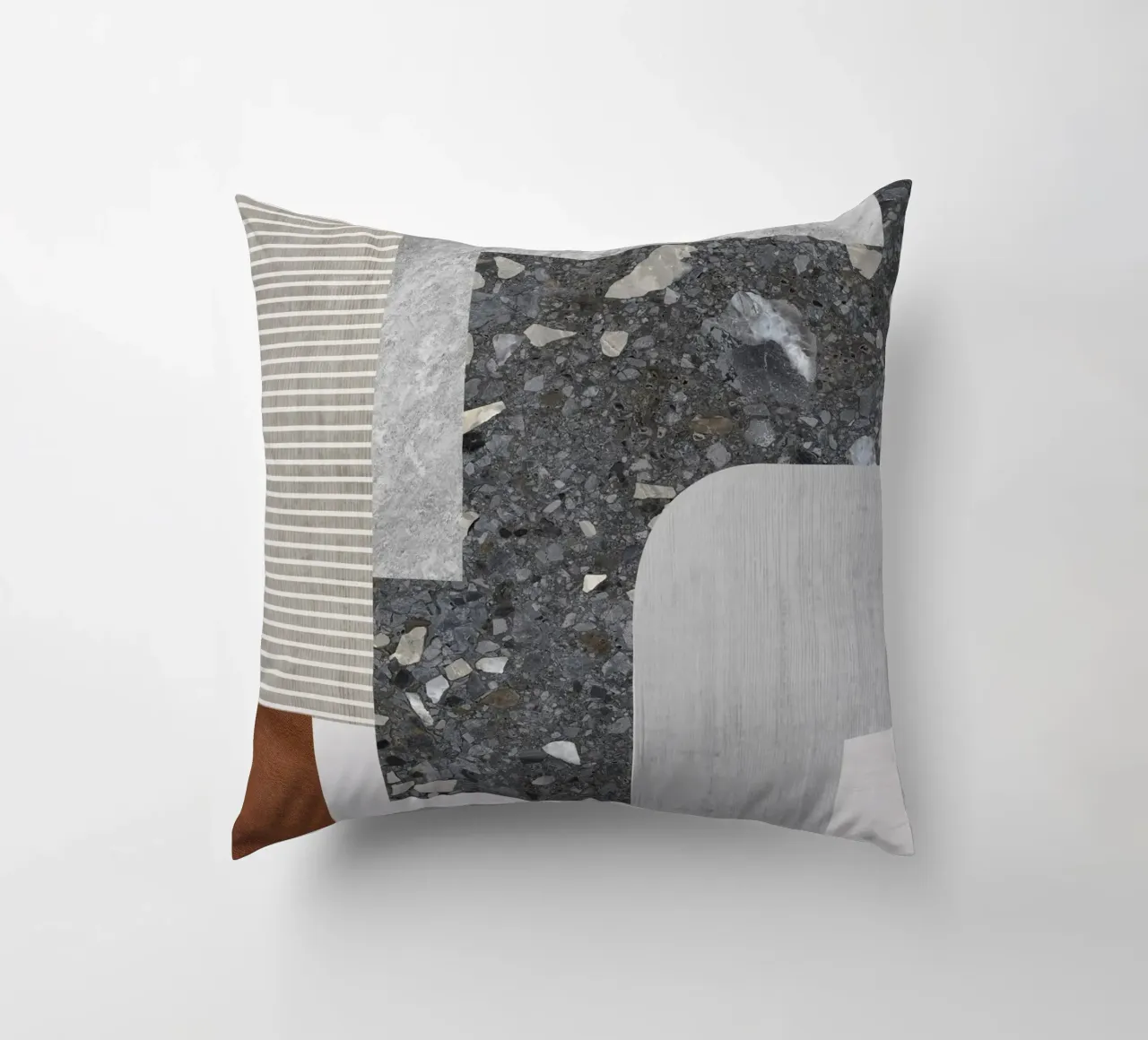 modern abstract art concrete cuscino da vintageshop