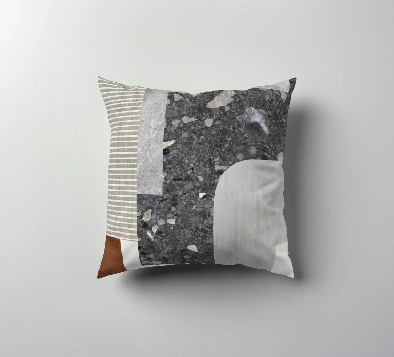 modern abstract art concrete cuscino da vintageshop