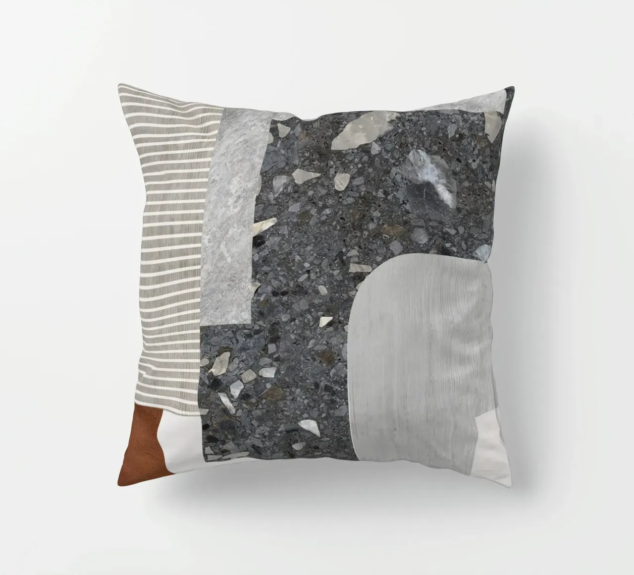 modern abstract art concrete cuscino da vintageshop