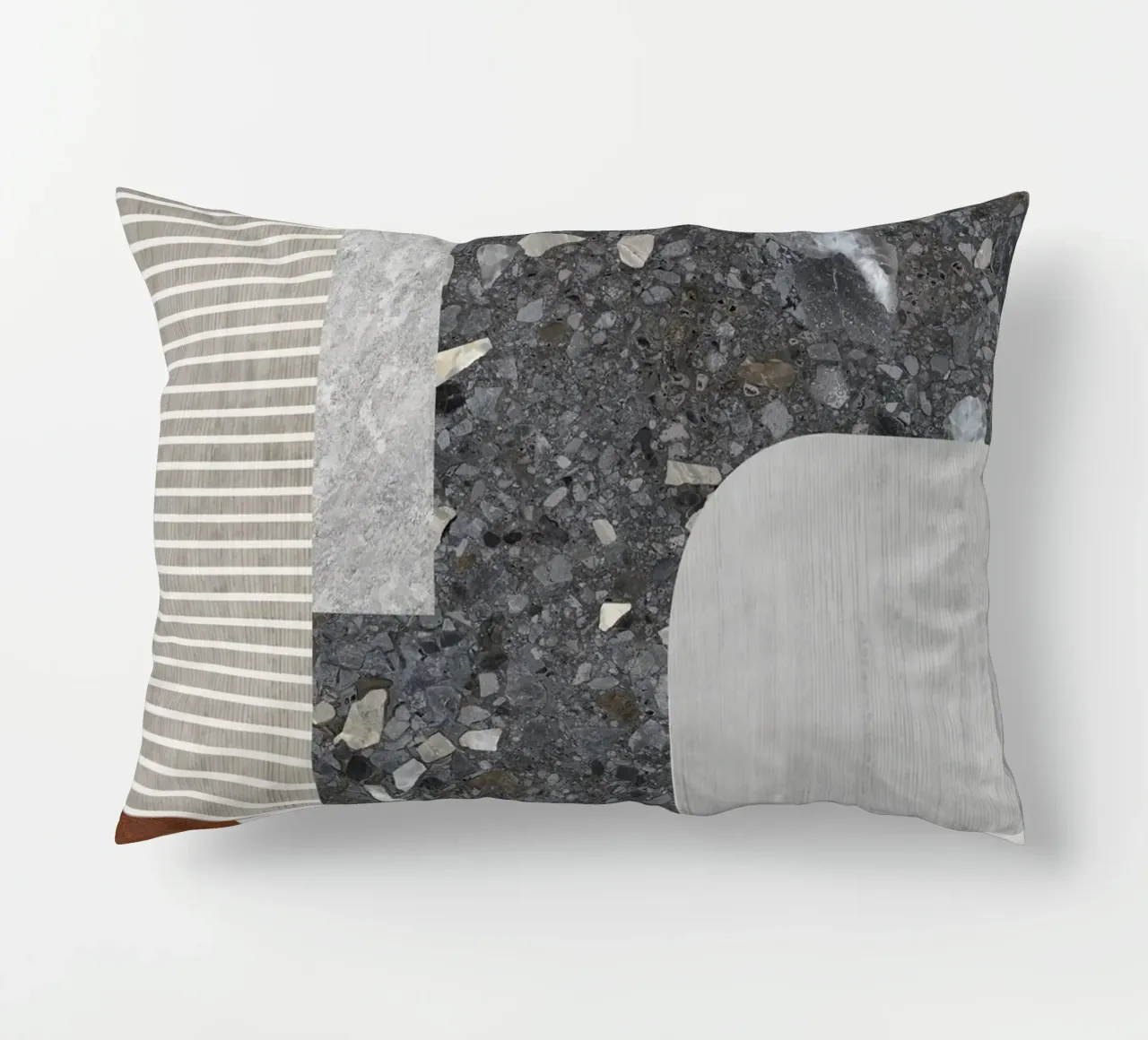 modern abstract art concrete cuscino da vintageshop