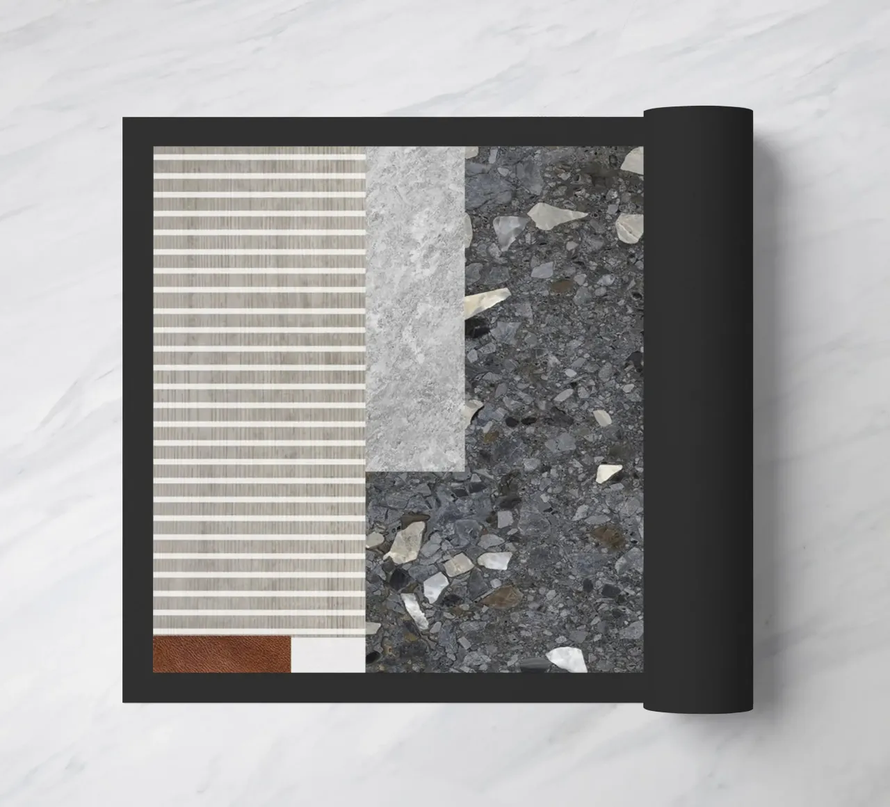 modern abstract art concrete zerbino da vintageshop