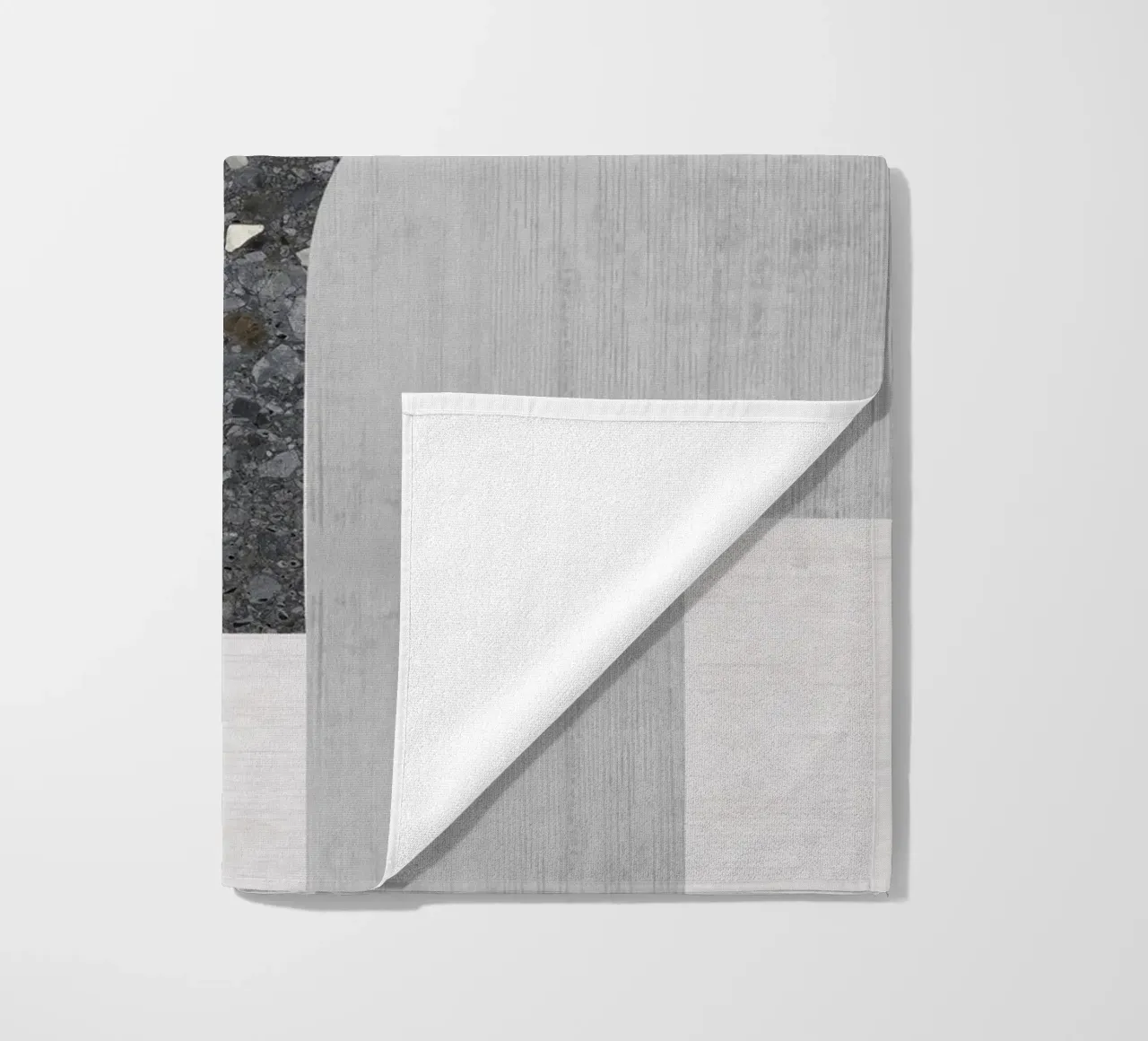 modern abstract art concrete telo mare da vintageshop