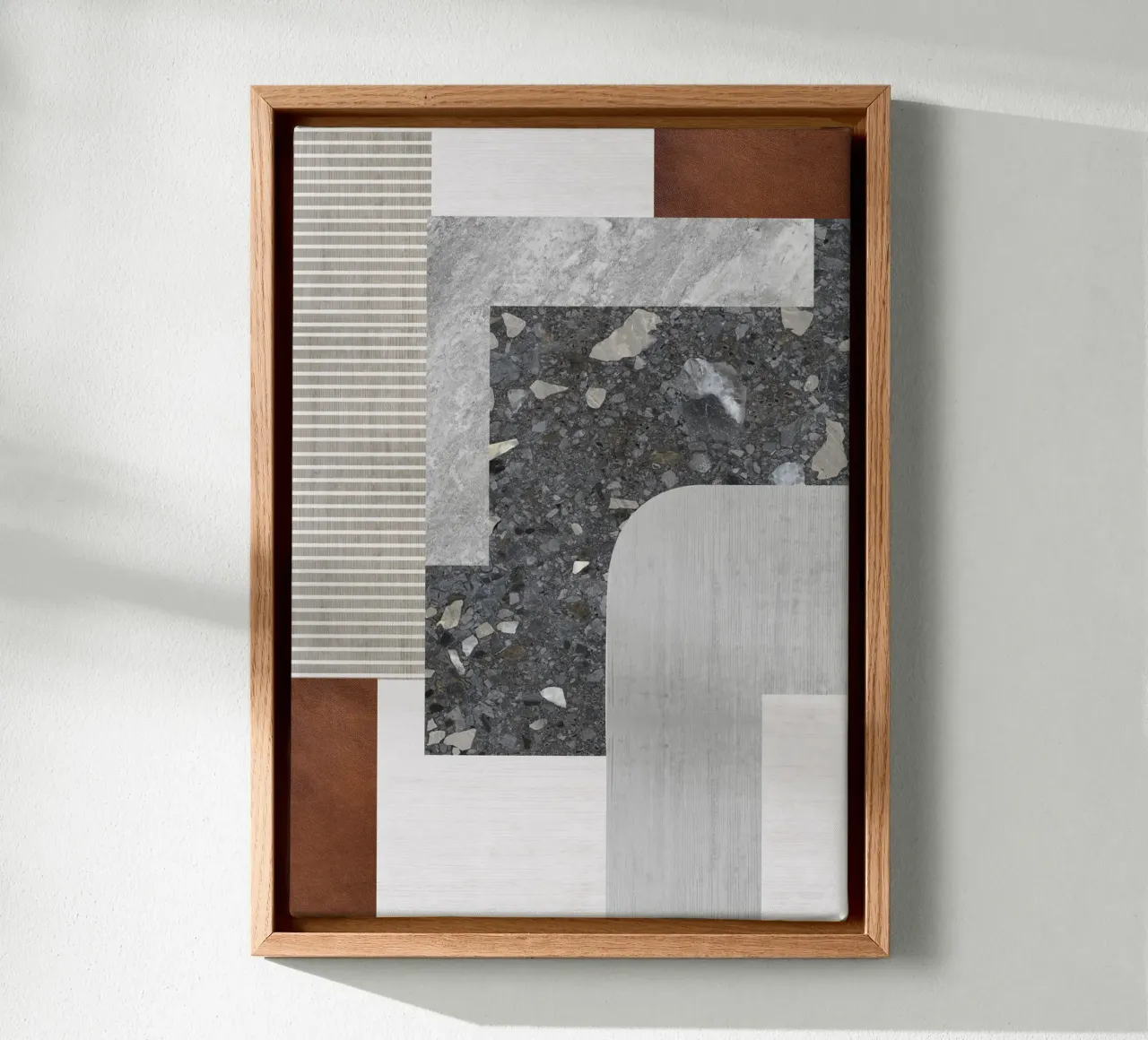 modern abstract art concrete tela da vintageshop