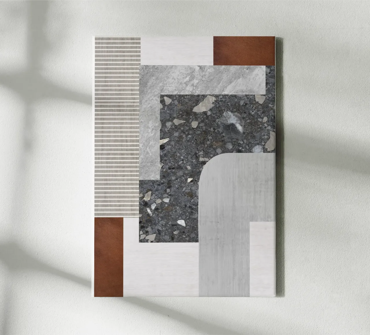 modern abstract art concrete tela da vintageshop