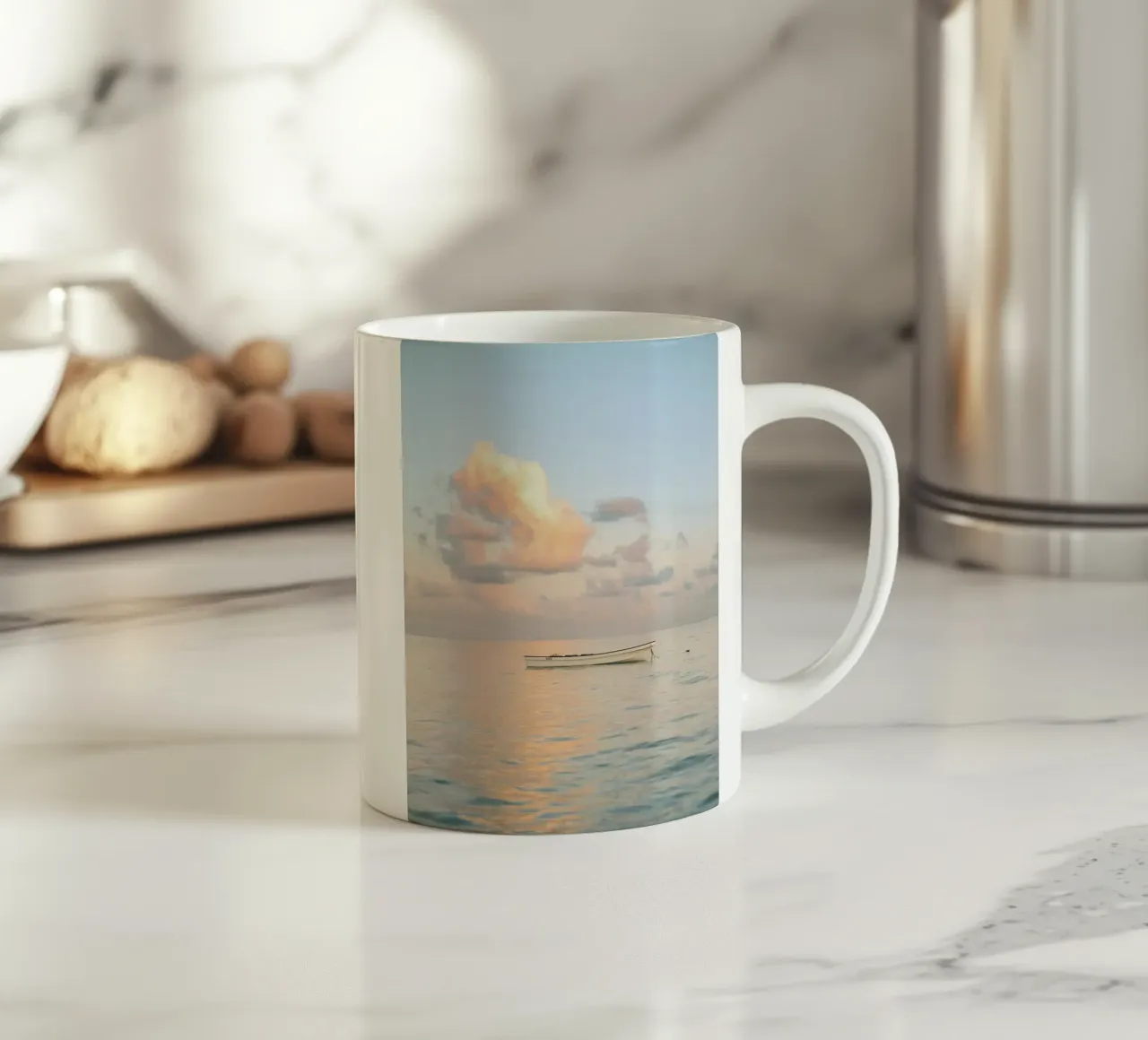 isolated peaceful tazza in ceramica da twillight