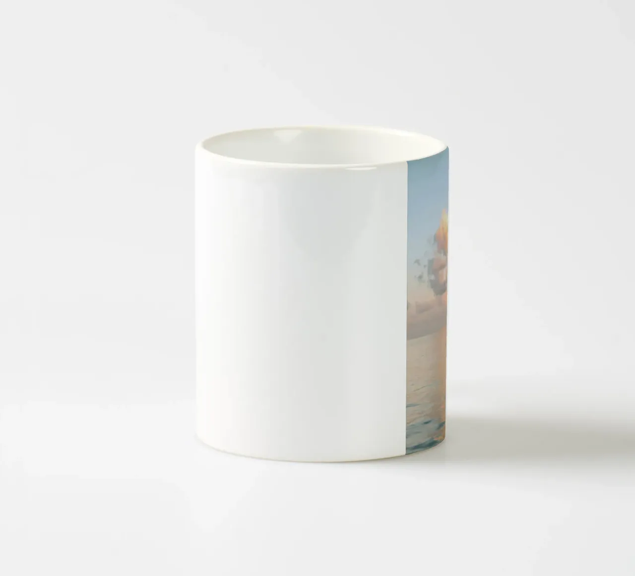 isolated peaceful tazza in ceramica da twillight