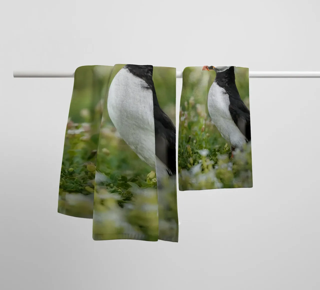 Puffin asciugamano da bagno da Tom's Wildlife