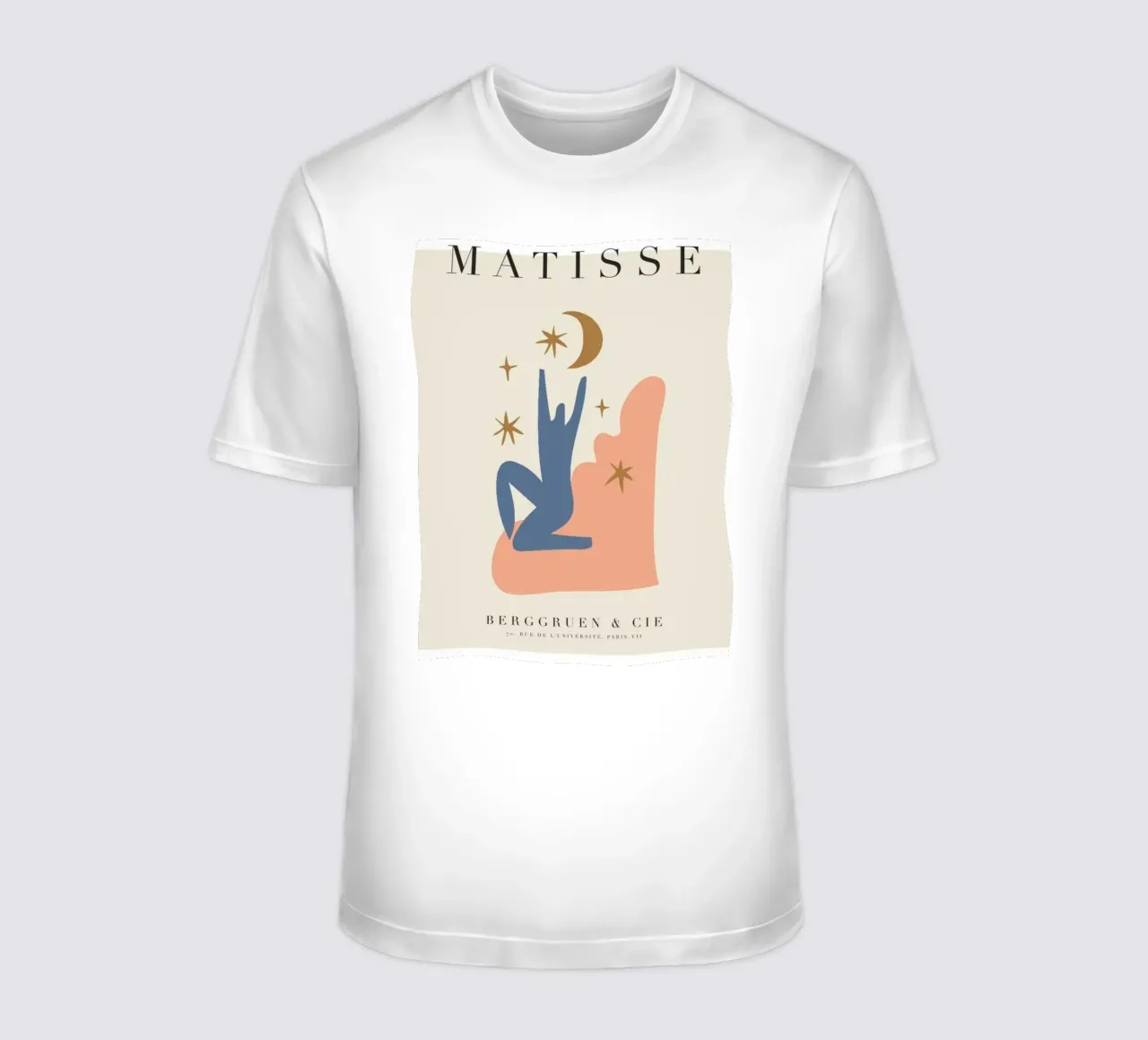 Luna crepitante t-shirt da sazkia art