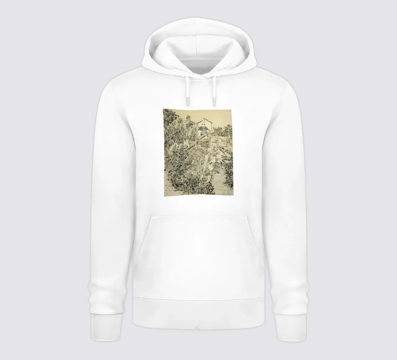Il giardino fiorito 1888 felpa con cappuccio da ValerieArt
