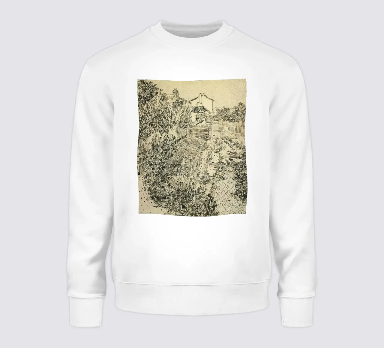 Il giardino fiorito 1888 felpa da ValerieArt