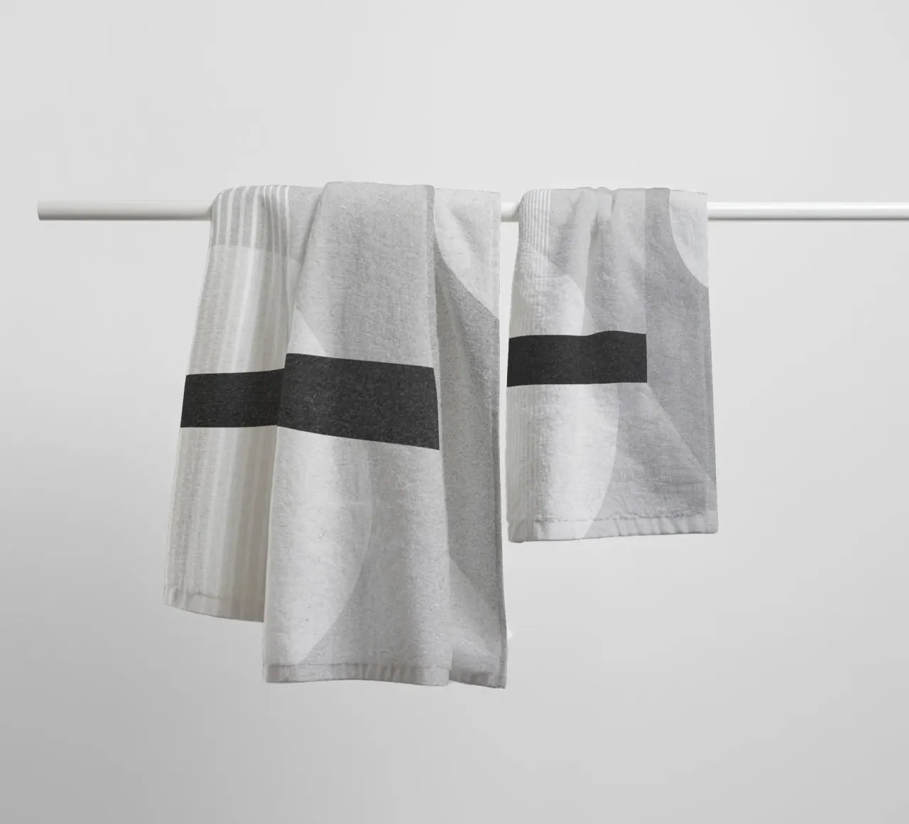 geometric modern abstract art asciugamano da bagno da vintageshop