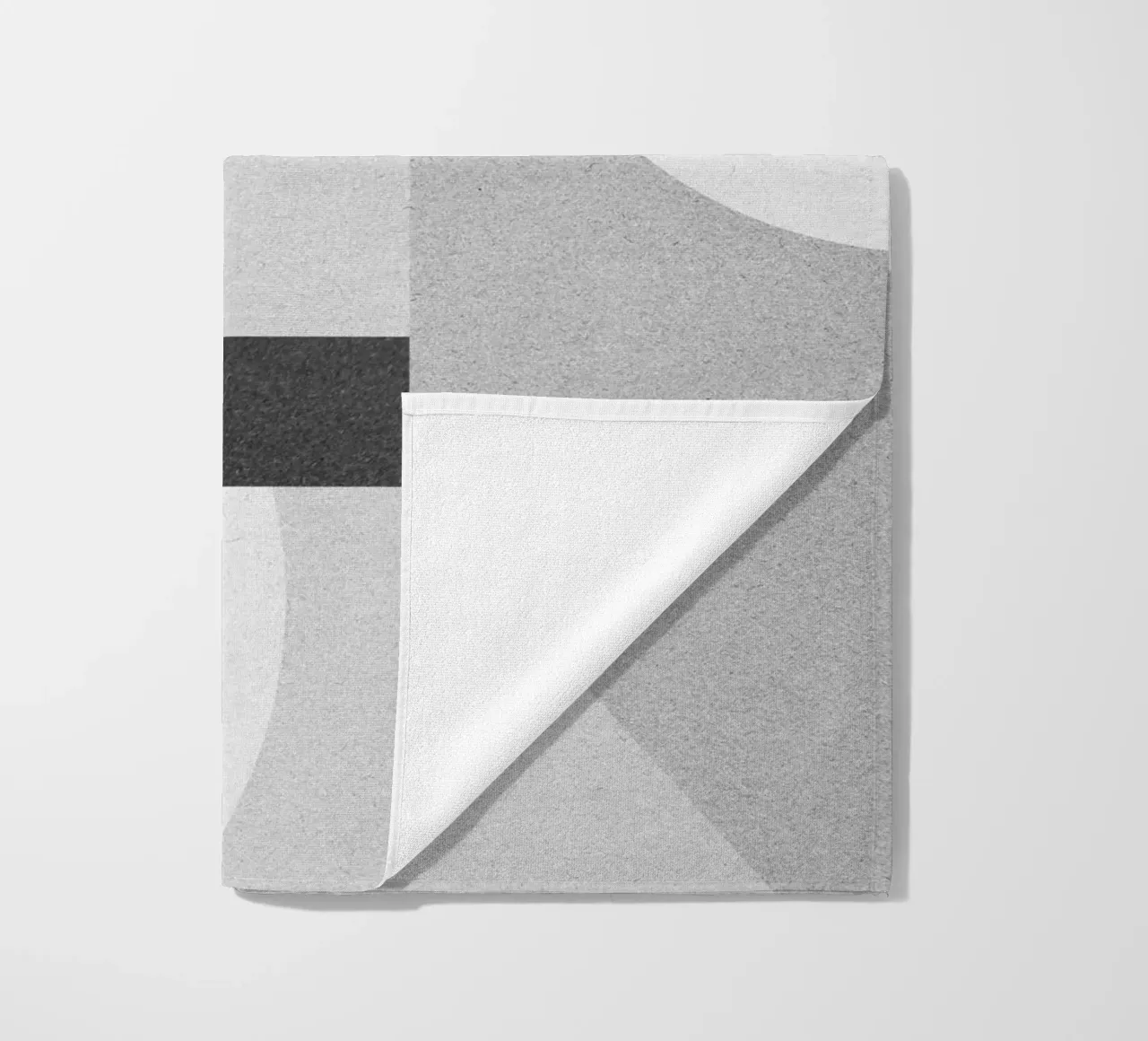 geometric modern abstract art telo mare da vintageshop