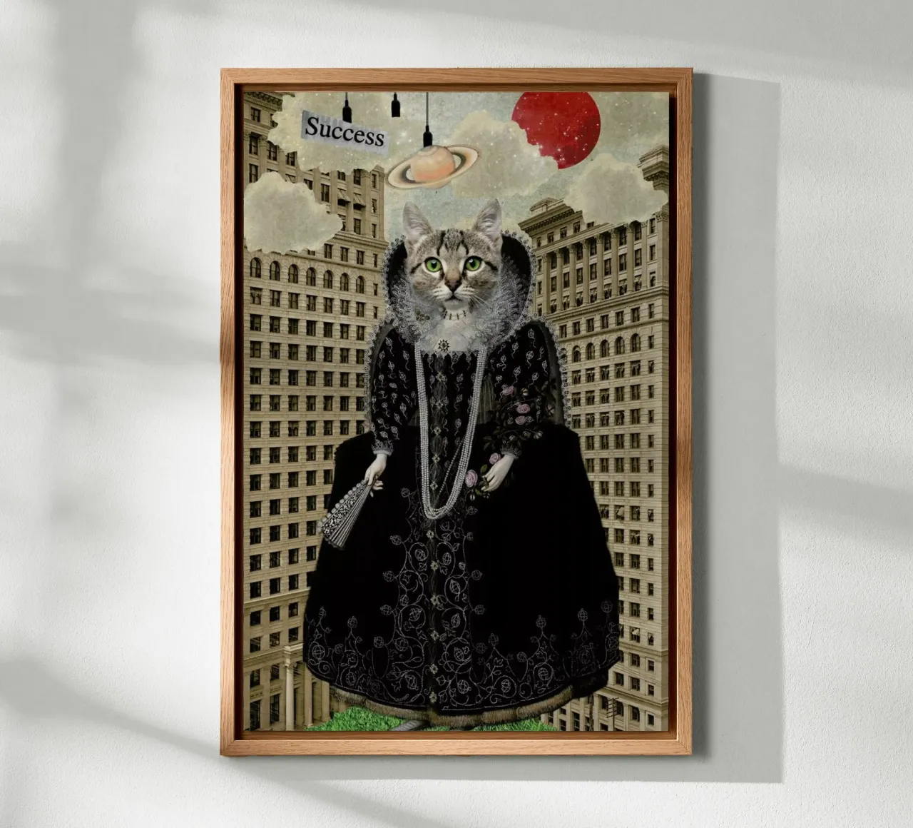 Animals: Lost In The City tela con Cornice a cassetta da Elo Marc