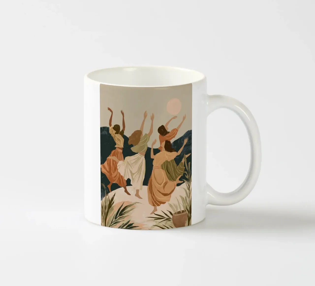 Wild Moon Dance tazza in ceramica da Clara August