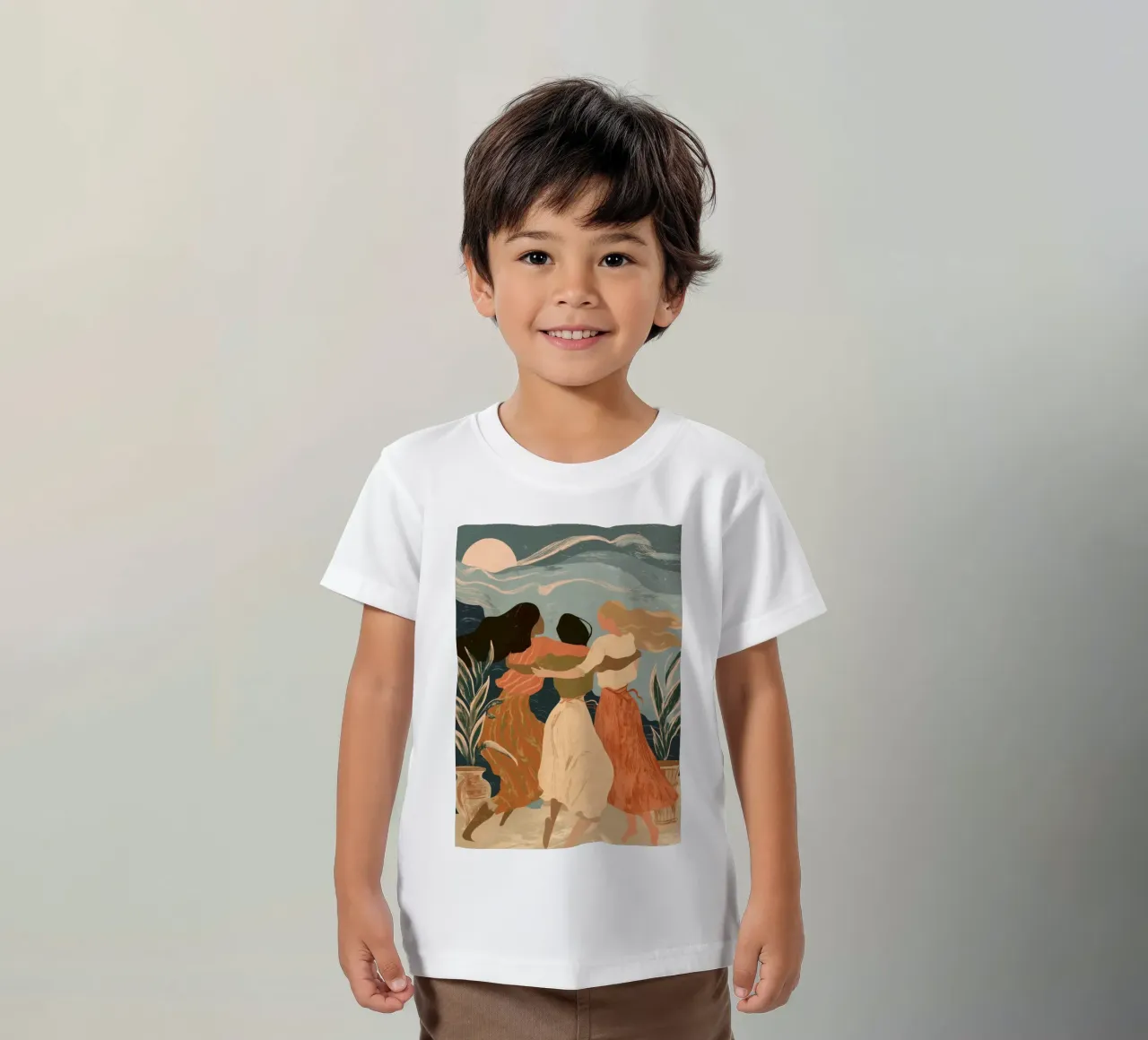 Daughters of the Moon t-shirt bambini da Clara August