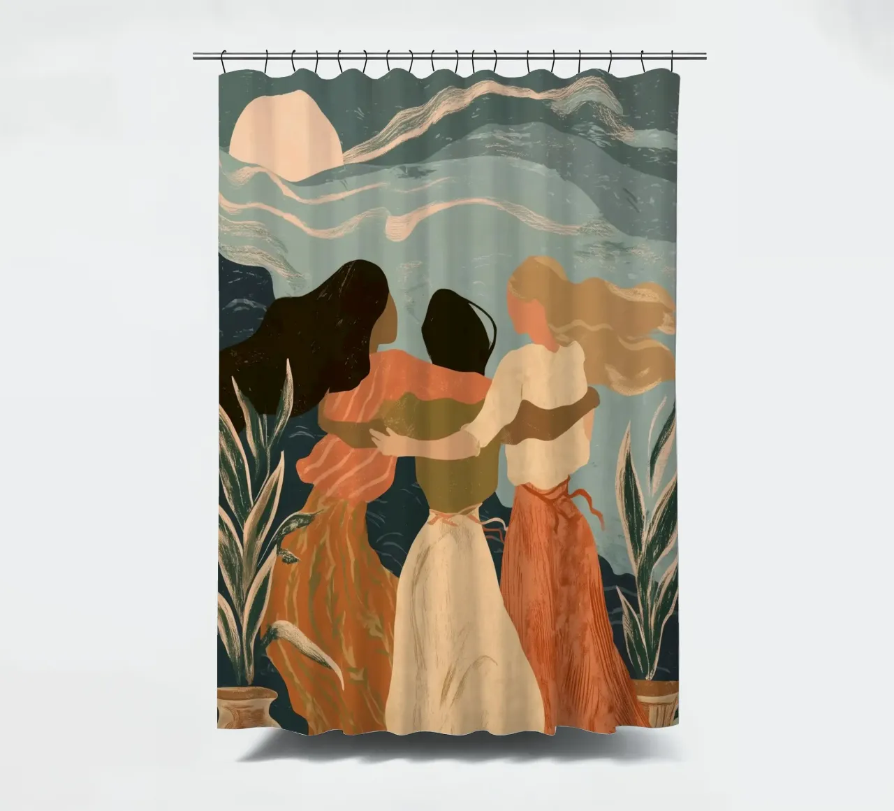 Daughters of the Moon tenda da doccia da Clara August
