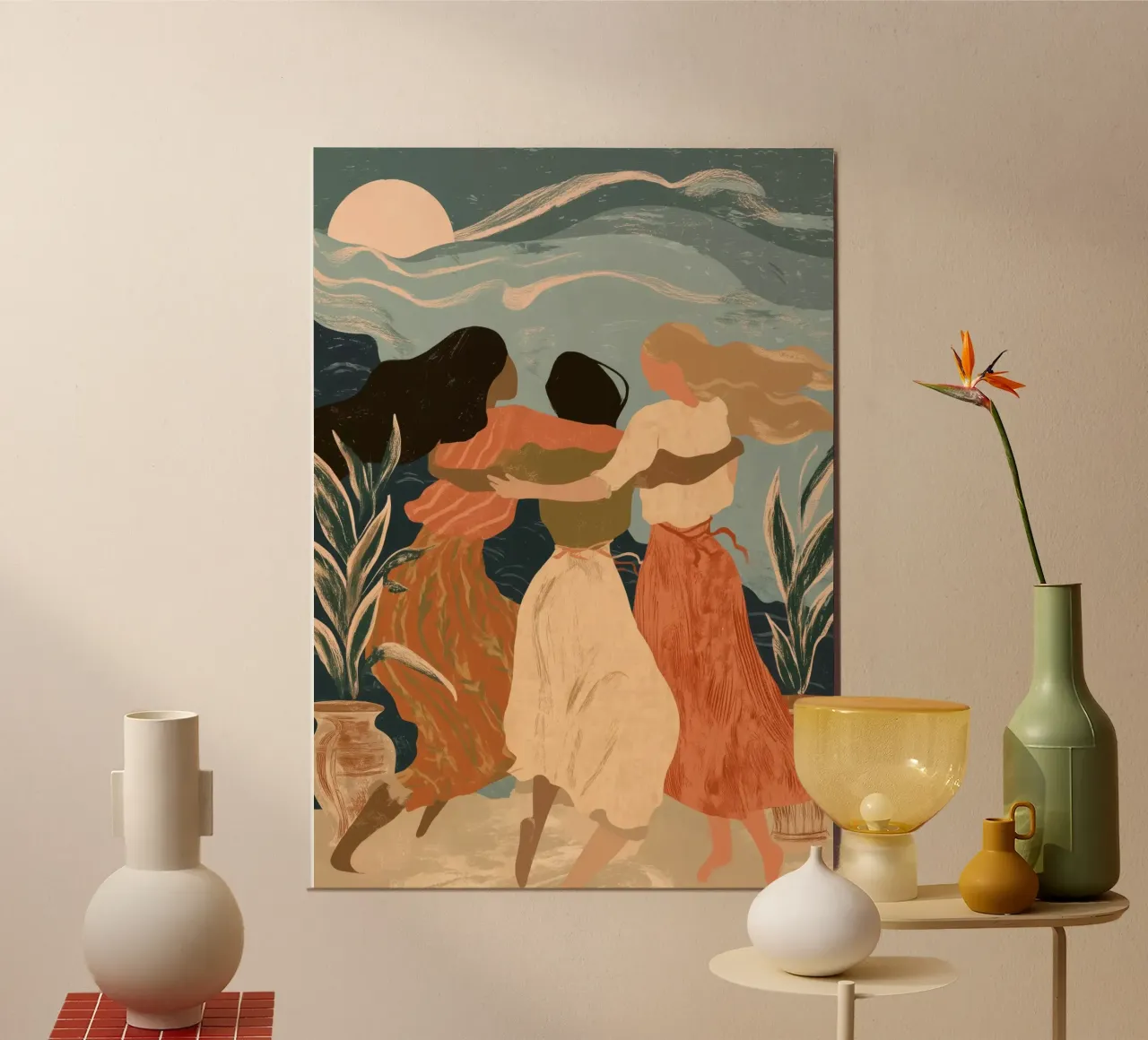Daughters of the Moon alluminio dibond da Clara August