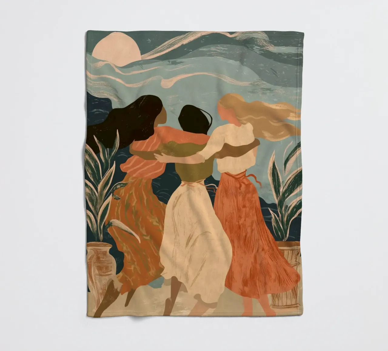 Daughters of the Moon coperta in pile da Clara August
