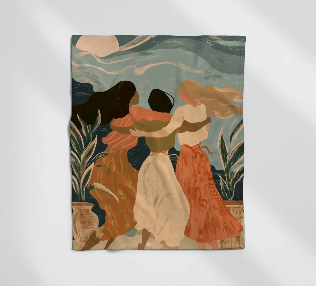 Daughters of the Moon coperta in pile da Clara August