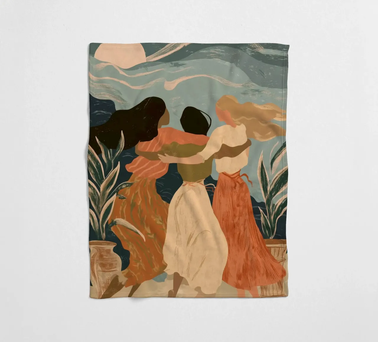 Daughters of the Moon coperta in pile da Clara August