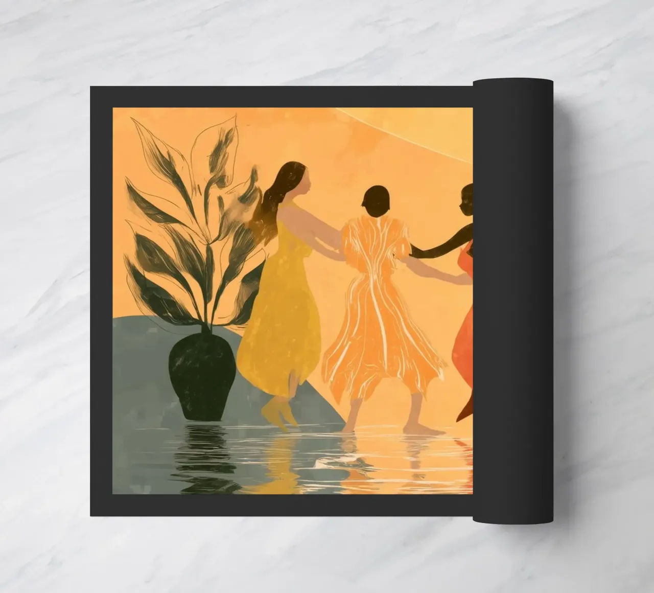 Beneath the Sun Fußmatte von Clara August