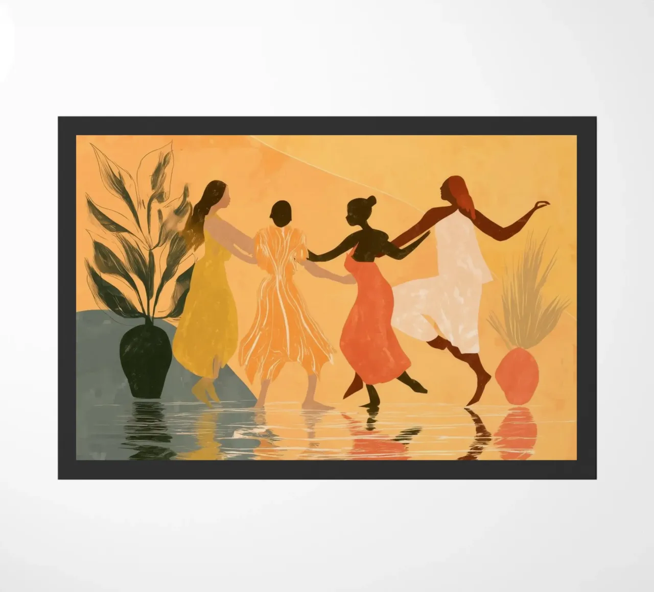 Beneath the Sun Fußmatte von Clara August