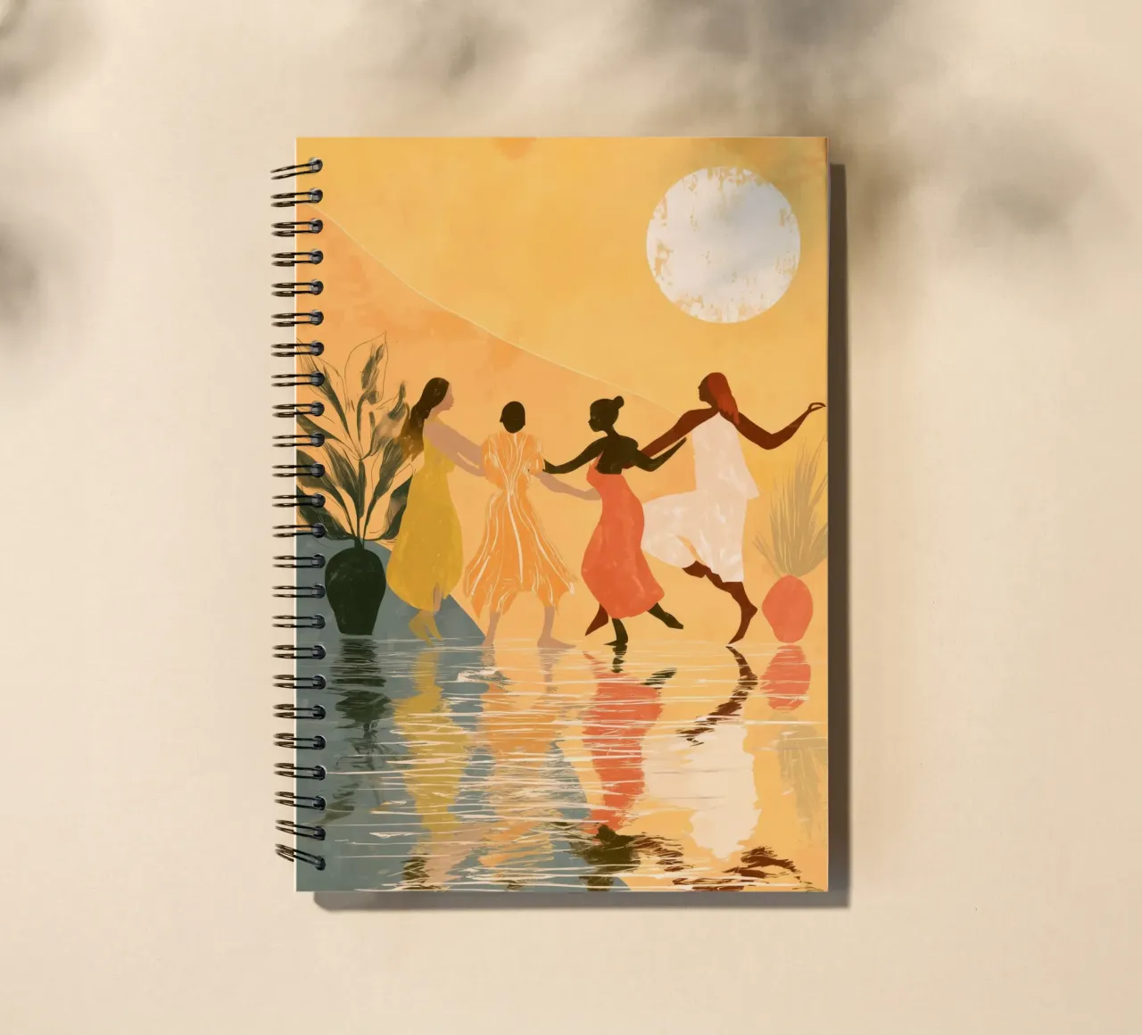Beneath the Sun spiral notebook by Clara August