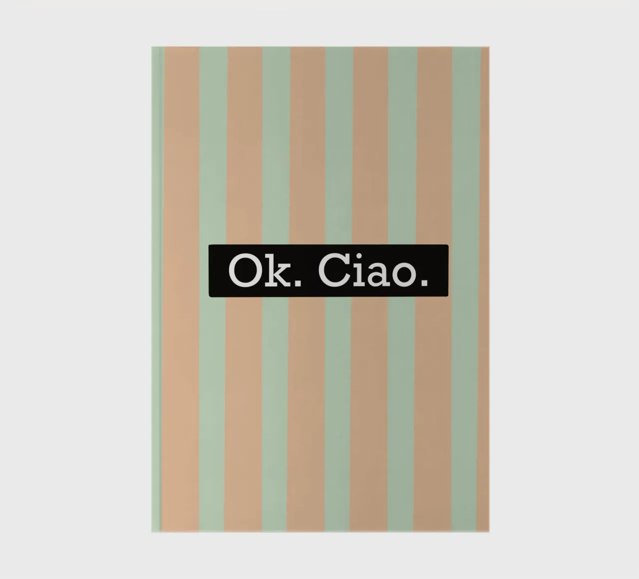 OK. Ciao. notebook by litt&lines
