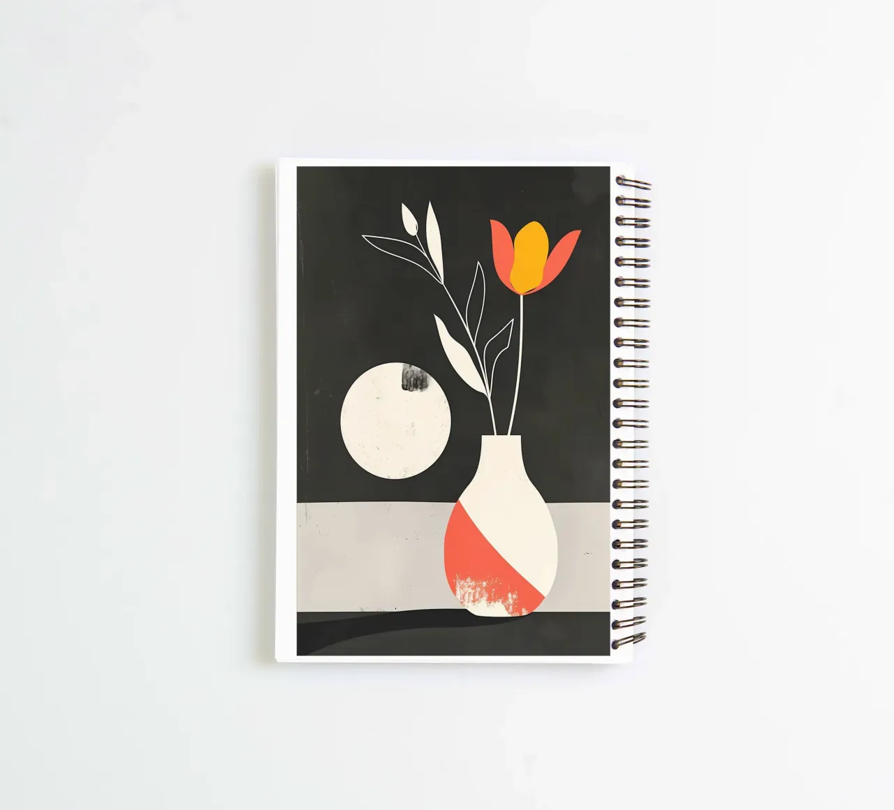 Line and Bloom spiral notebook by Larry