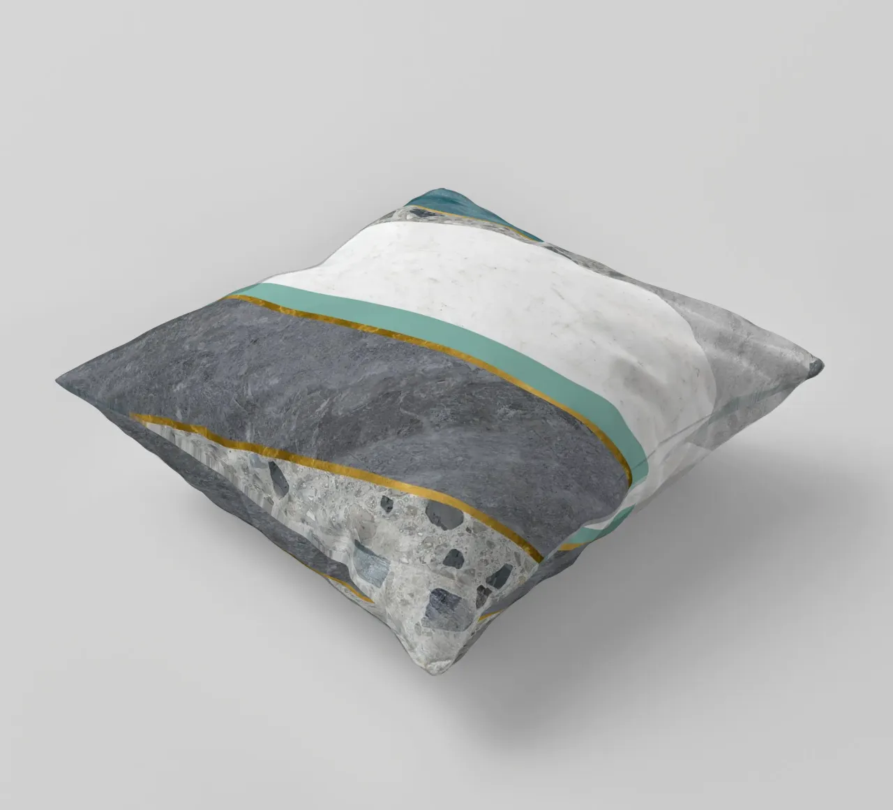 modern abstract art geometric cuscino da vintageshop