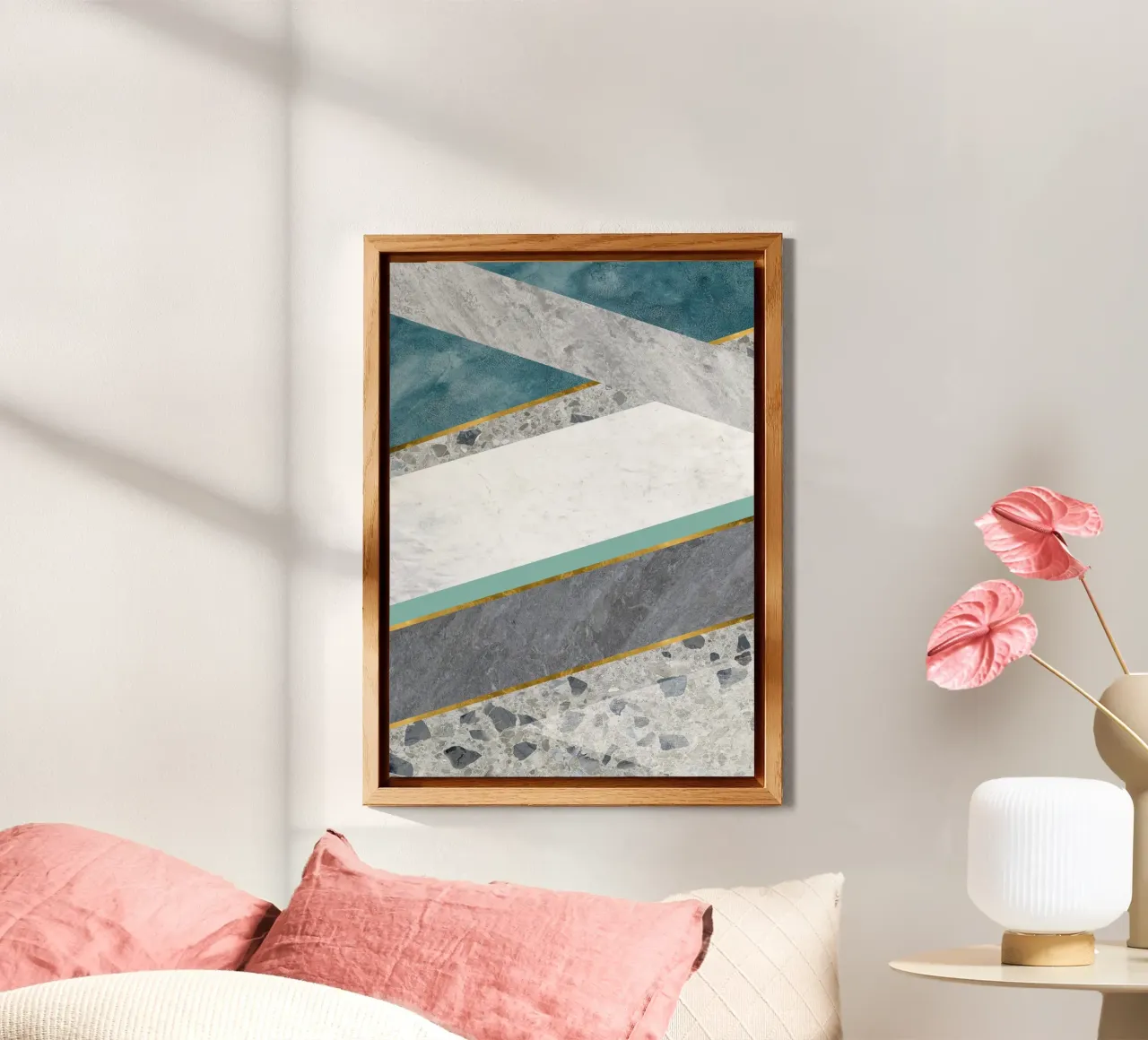 modern abstract art geometric pannello forex da vintageshop