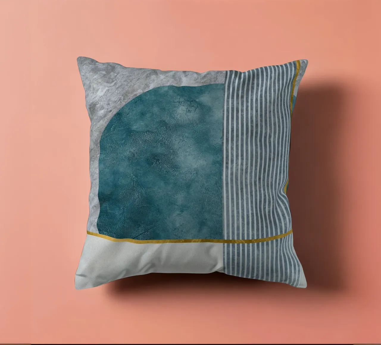 modern abstract art geometric cuscino da vintageshop