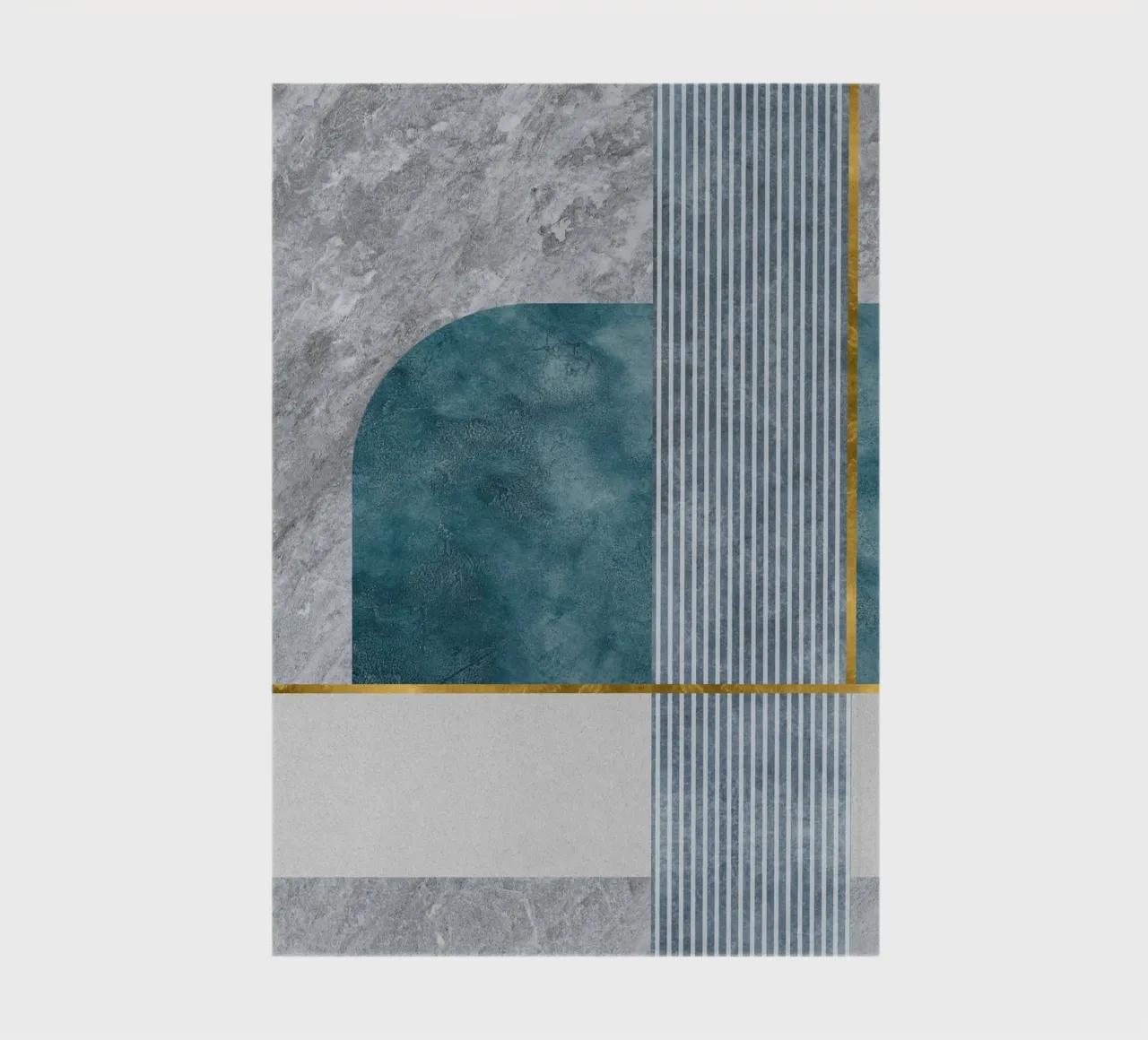 modern abstract art geometric diario da vintageshop