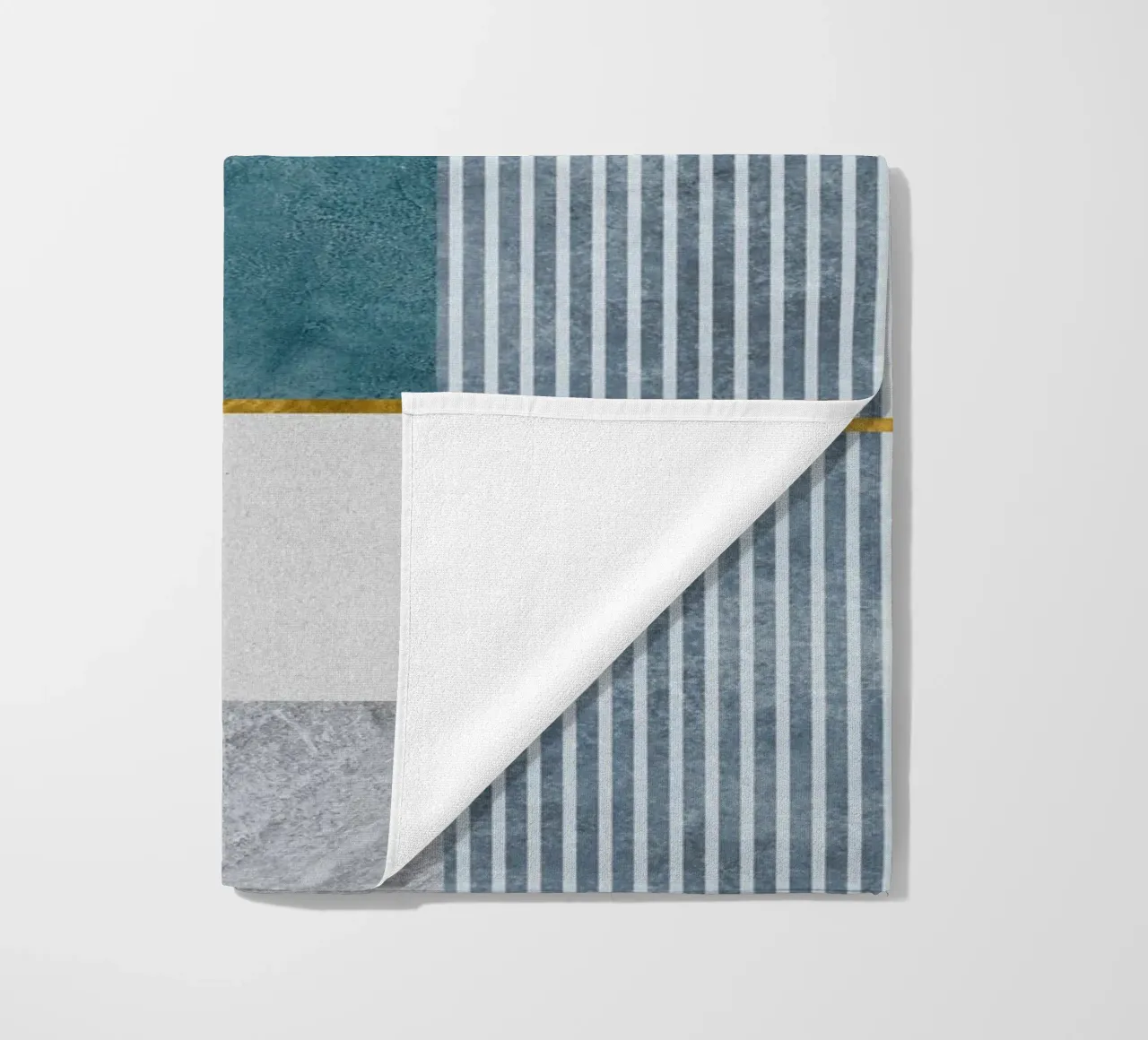 modern abstract art geometric telo mare da vintageshop