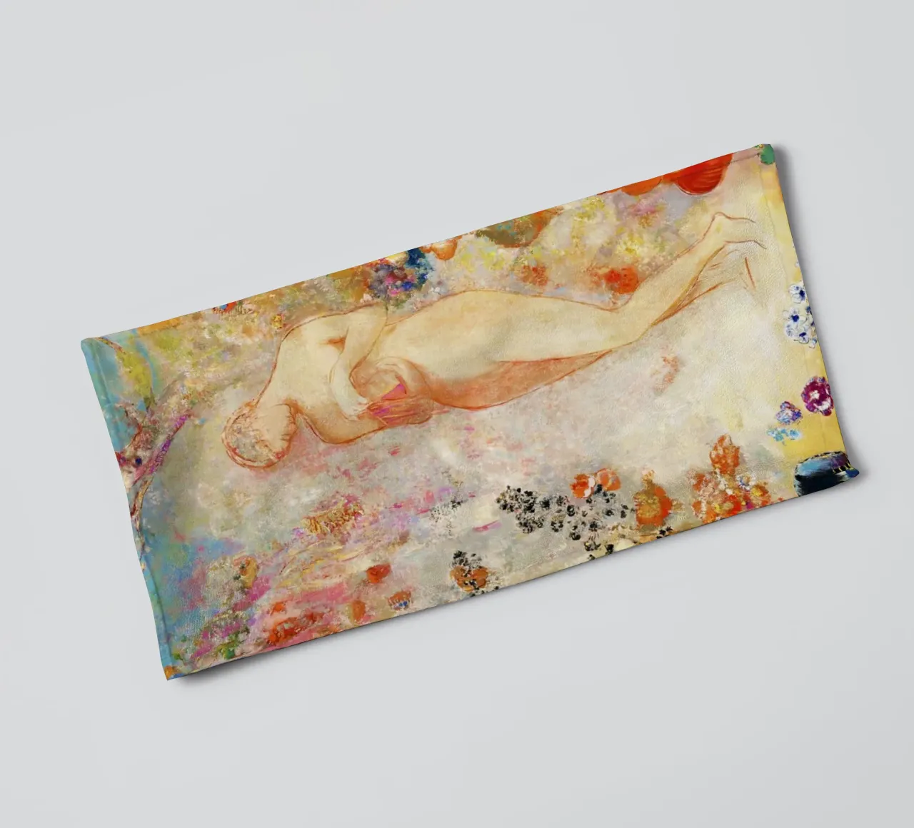 Pandora (1914) di Odilon Redon asciugamano da bagno da Classic Art Prints