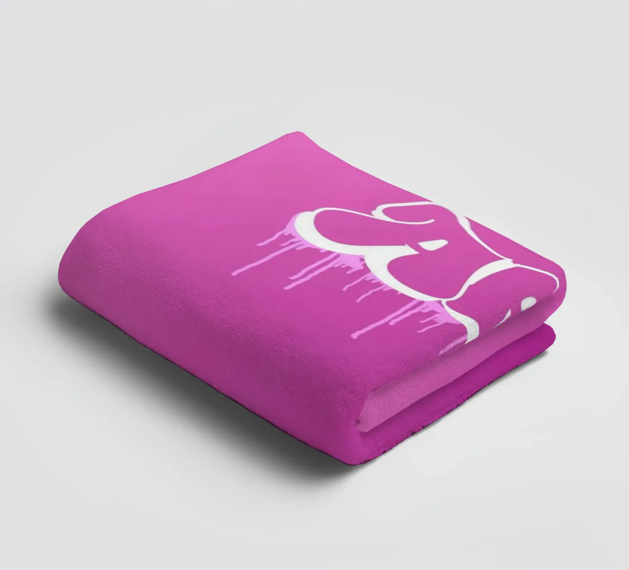 Pink Art asciugamano da bagno da Flo Klein