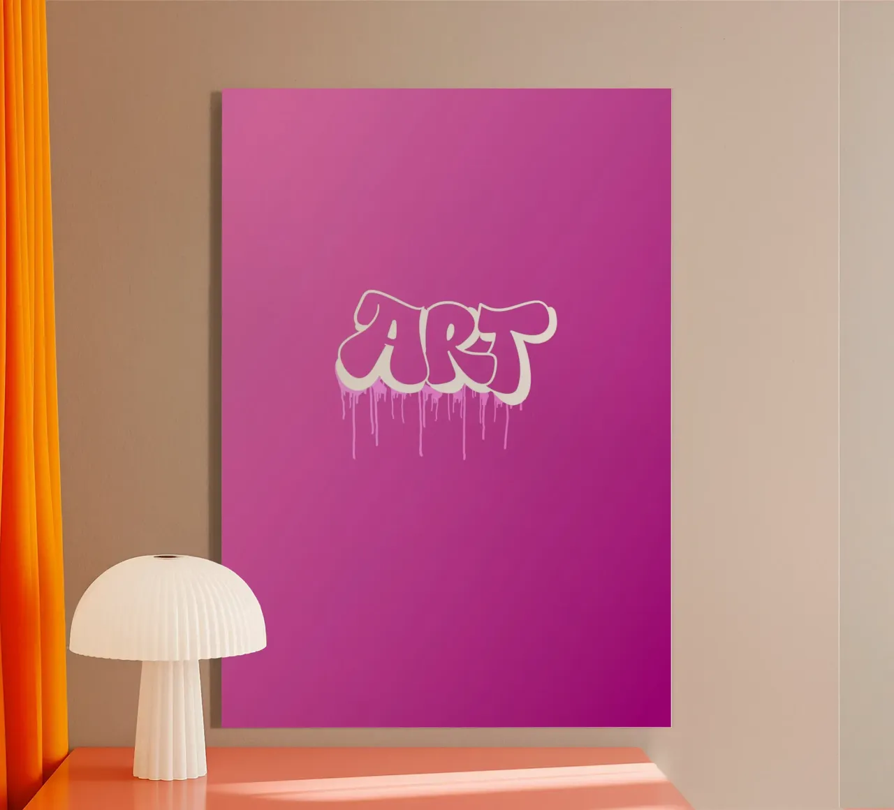 Pink Art plexiglass da Flo Klein