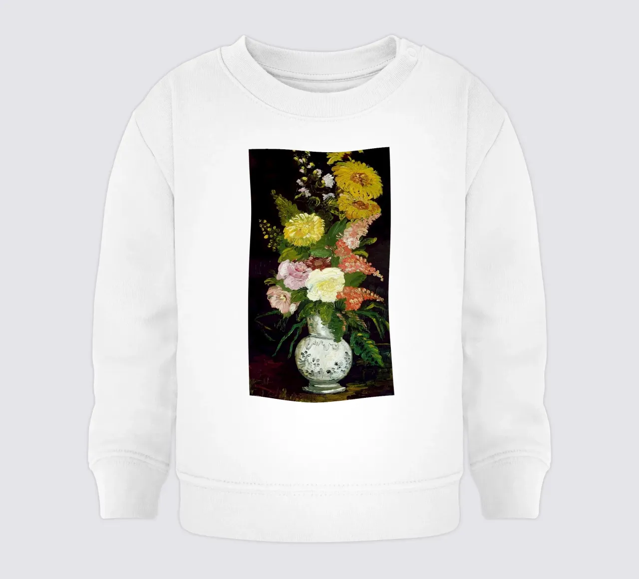 Vaso di fiori 1886 felpa neonato da ValerieArt