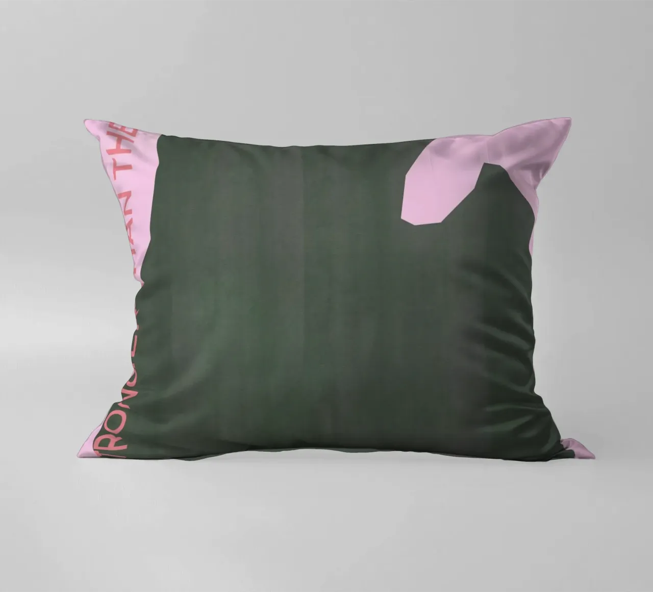 Someone standing beside you decorative cushion by Little Dean