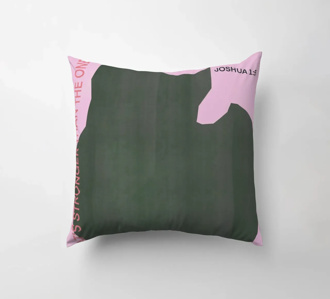 Someone standing beside you decorative cushion by Little Dean