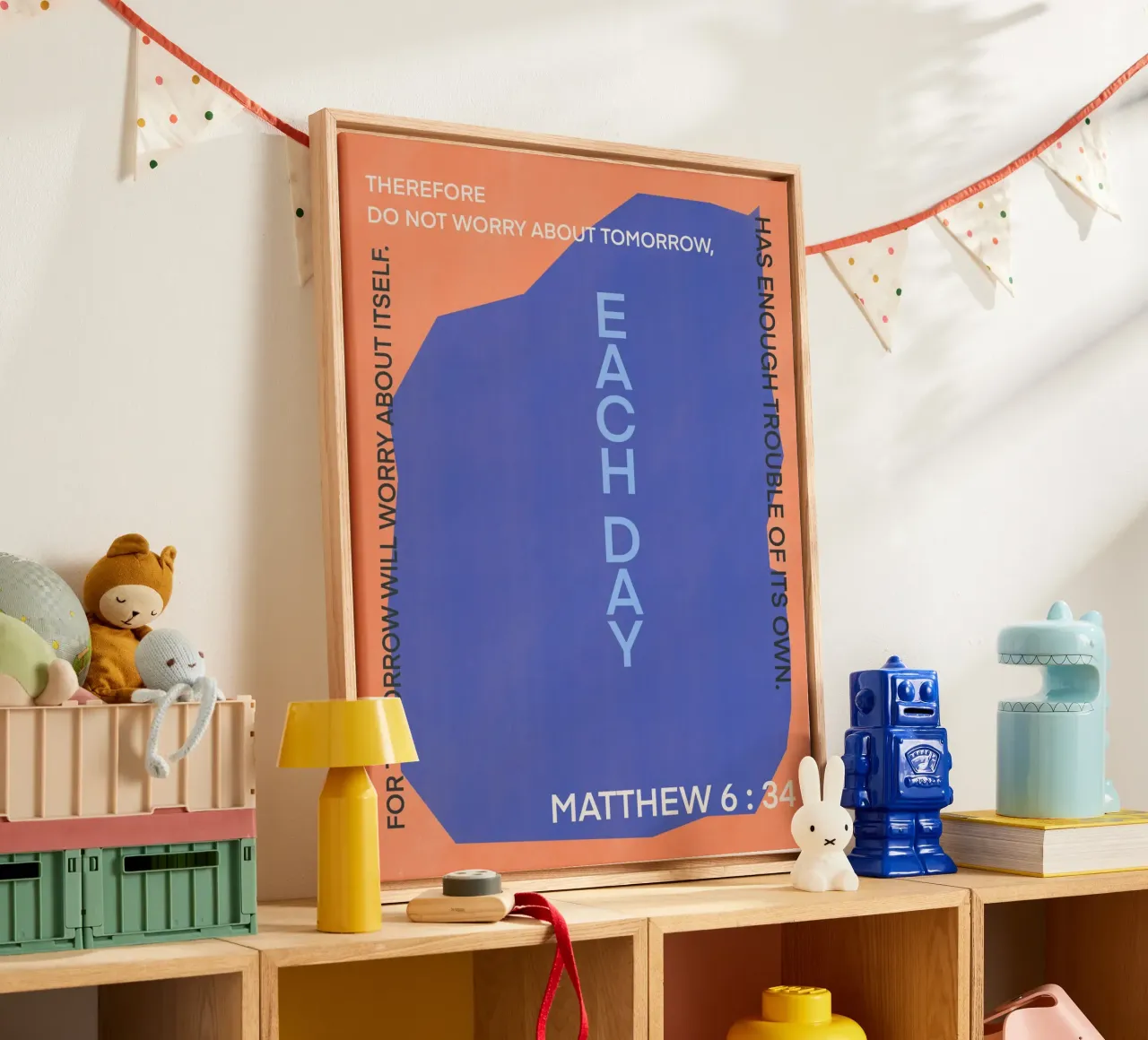 Carry on each day canvas by Little Dean