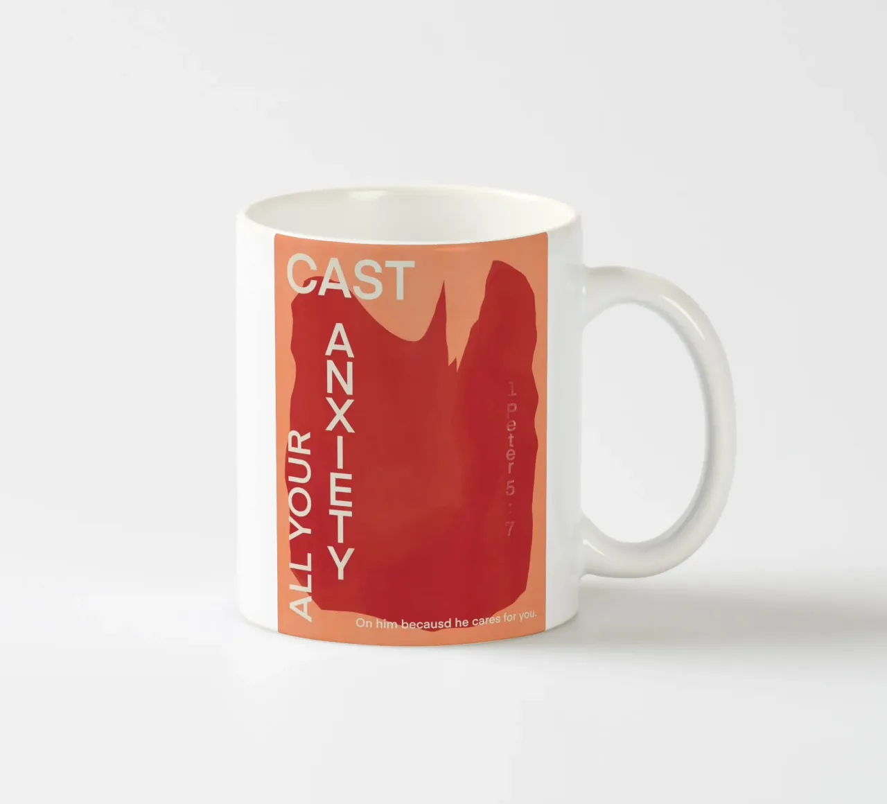 Gettate tutte le vostre ansie tazza in ceramica da Little Dean