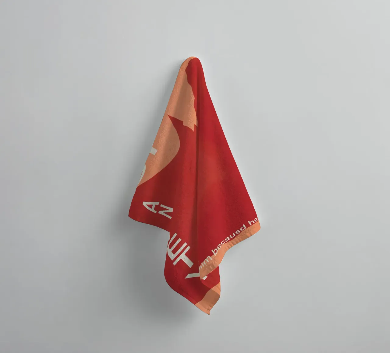 Cast all your anxiety towel by Little Dean