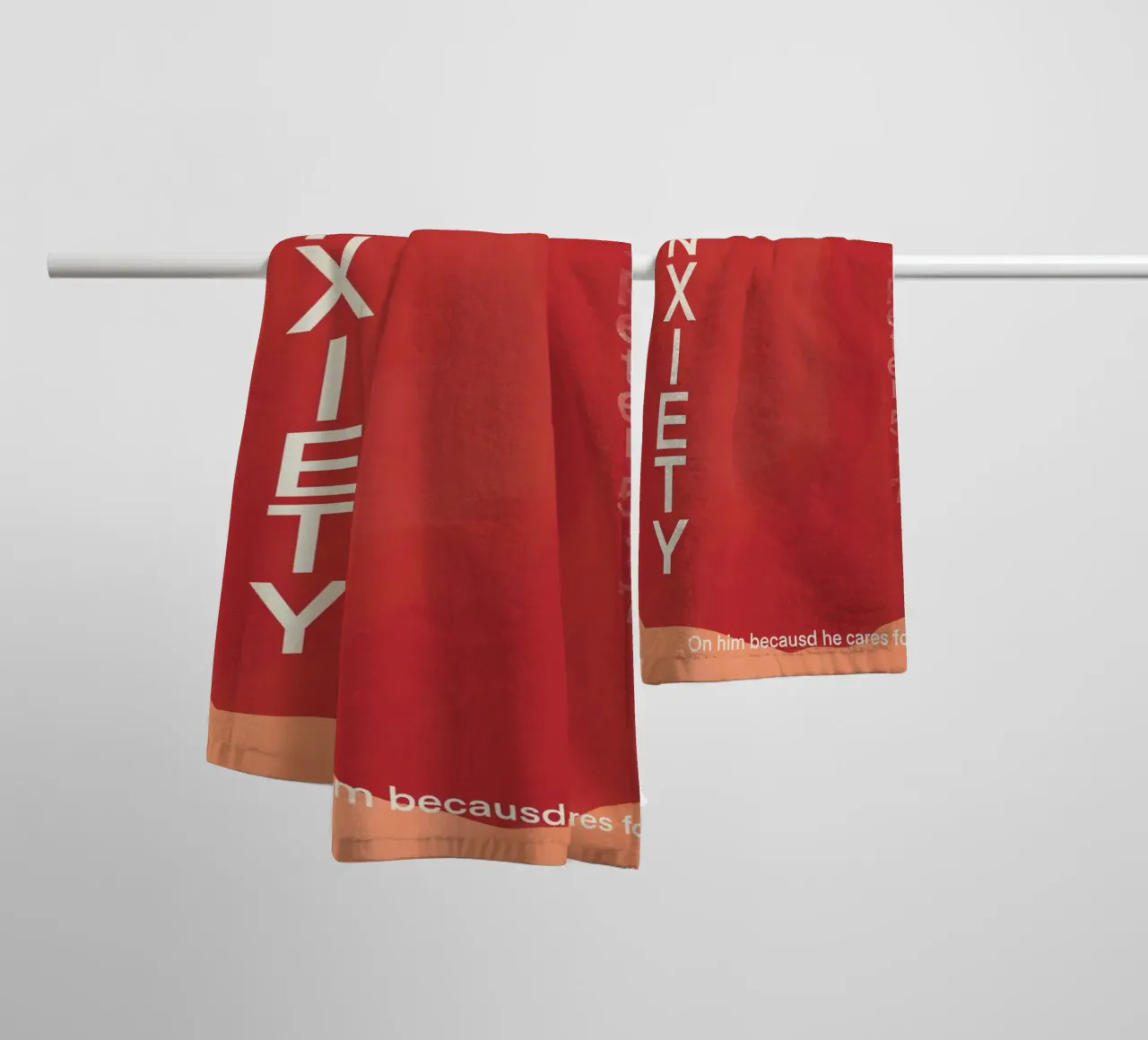 Cast all your anxiety towel by Little Dean