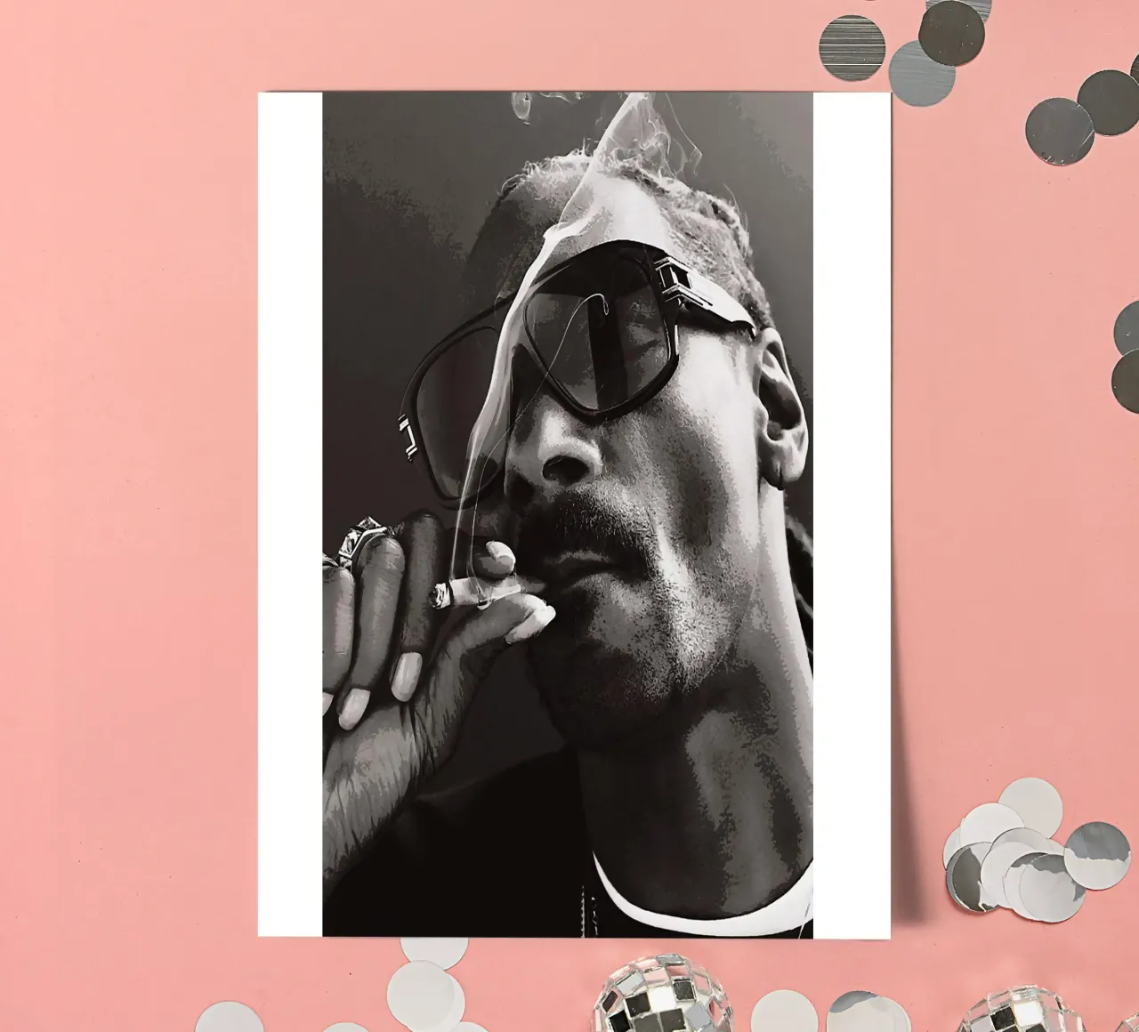 Snoop Dogg sticker sheet by vanhesling