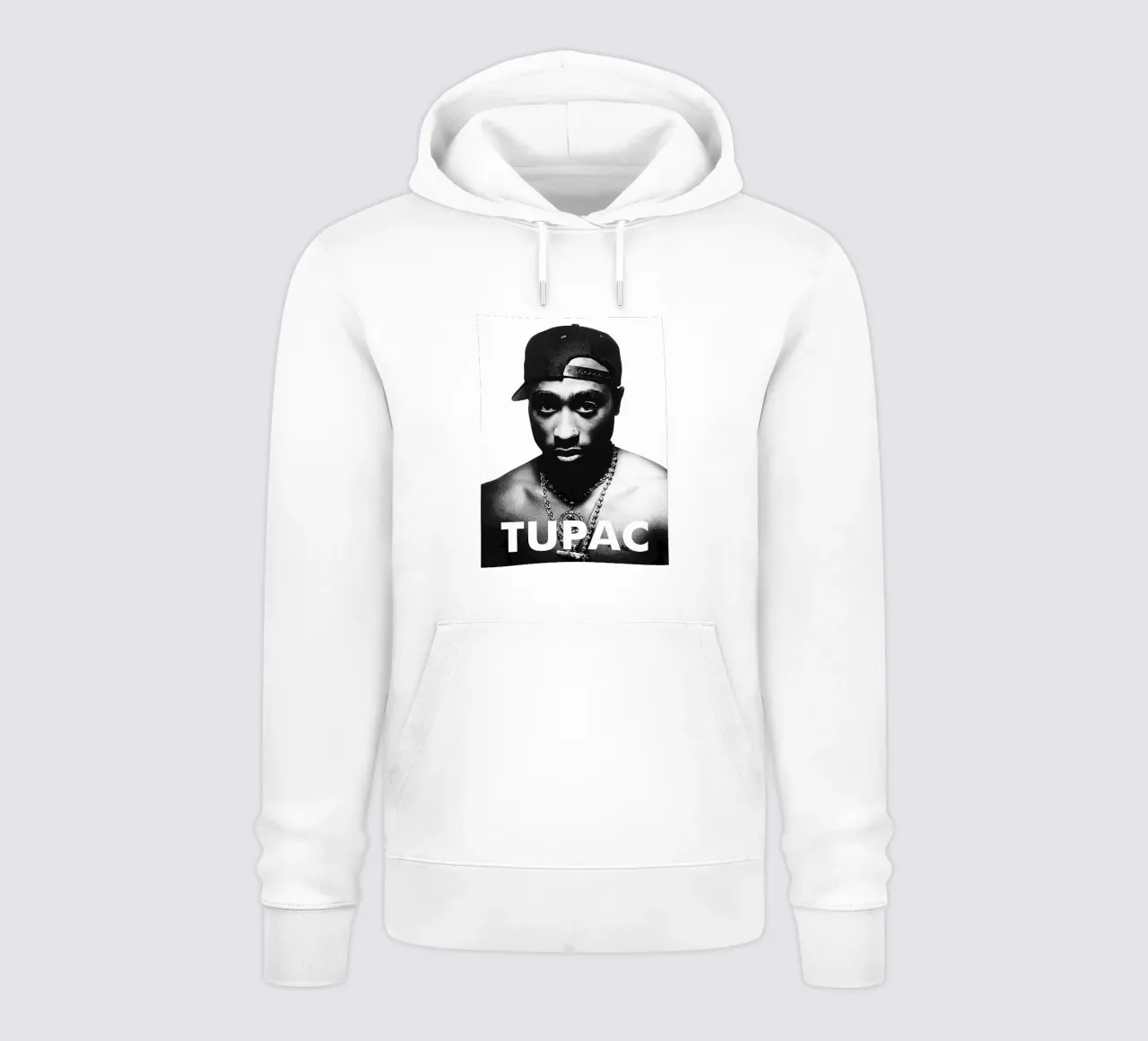 Tupac Shakur felpa con cappuccio da vanhesling