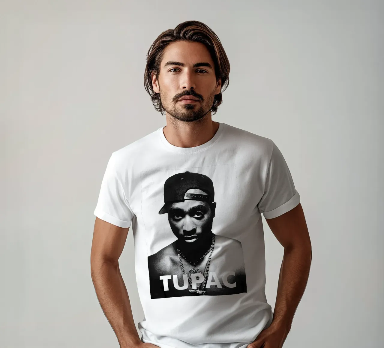 Tupac Shakur t-shirt da vanhesling