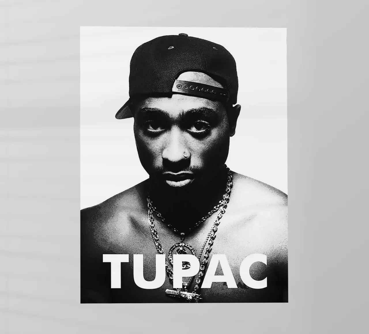 Tupac Shakur pellicola backlit da vanhesling
